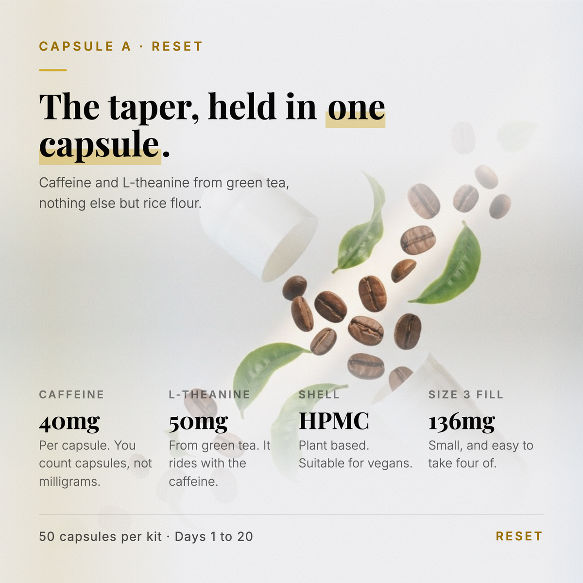 Caffeine Reset System